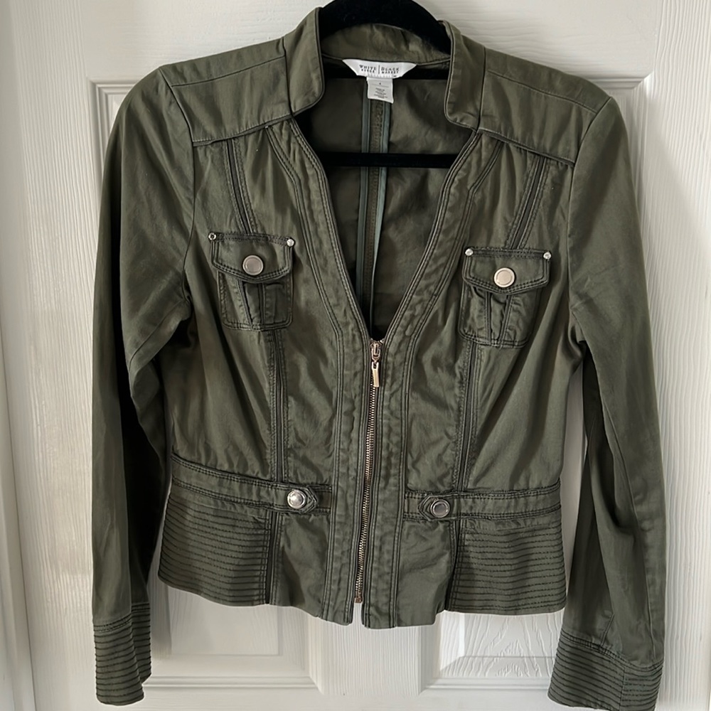 White House Black Market Zippered Jacket